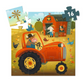 Djeco The Tractor 16pc Silhouette Puzzle