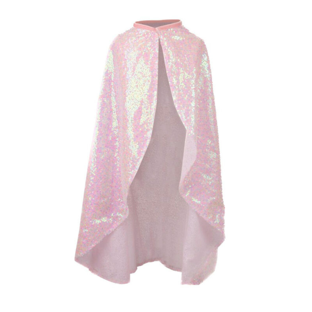 Great Pretenders - Pink Sequins Twirl Cape