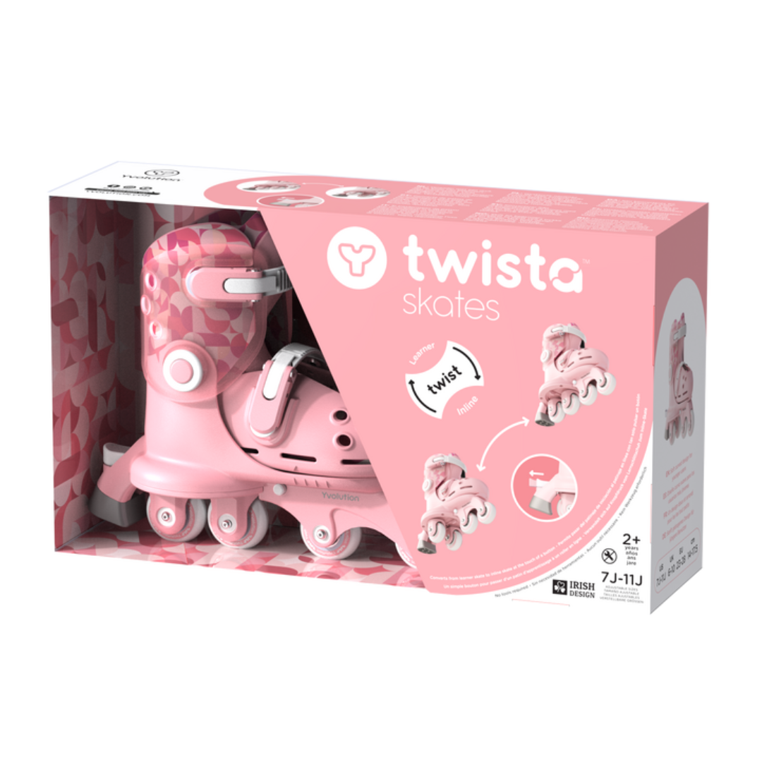 Yvolution - Twista Skates Pink