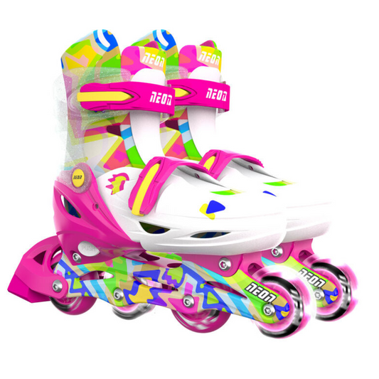 Yvolution - Neon Combo Skates Pink & Yellow