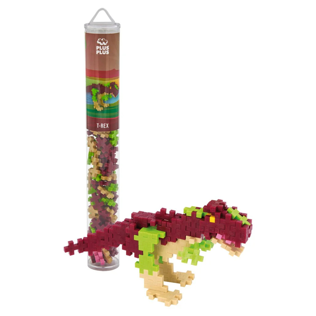 Plus Plus - T-Rex Dinosaur - 100pcs Tube