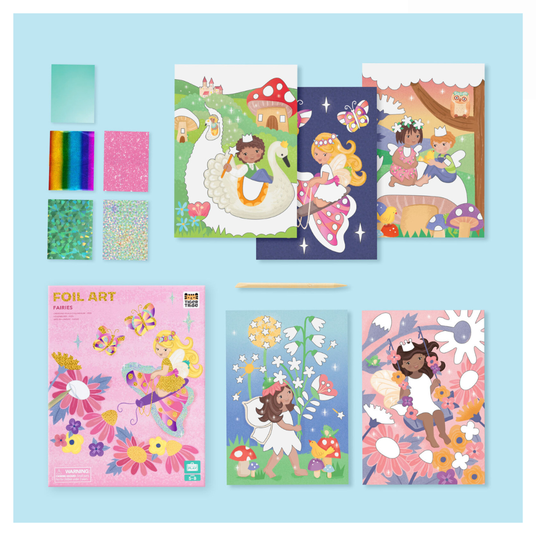 Tiger Tribe Foil Art - Fairies