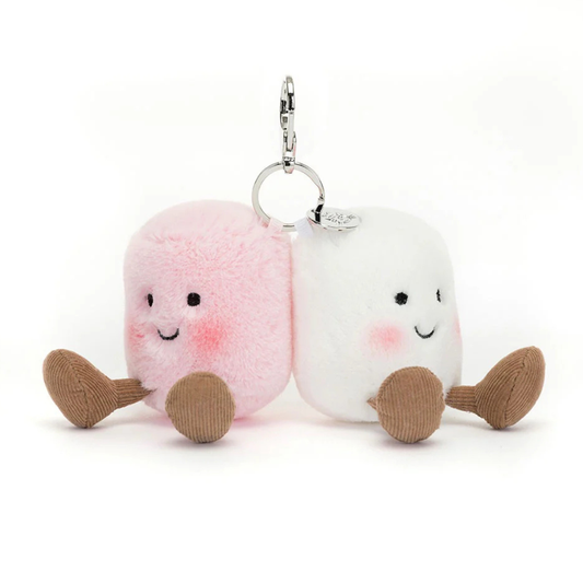Jellycat Amusables - Pair of Marshmallows Bag Charm