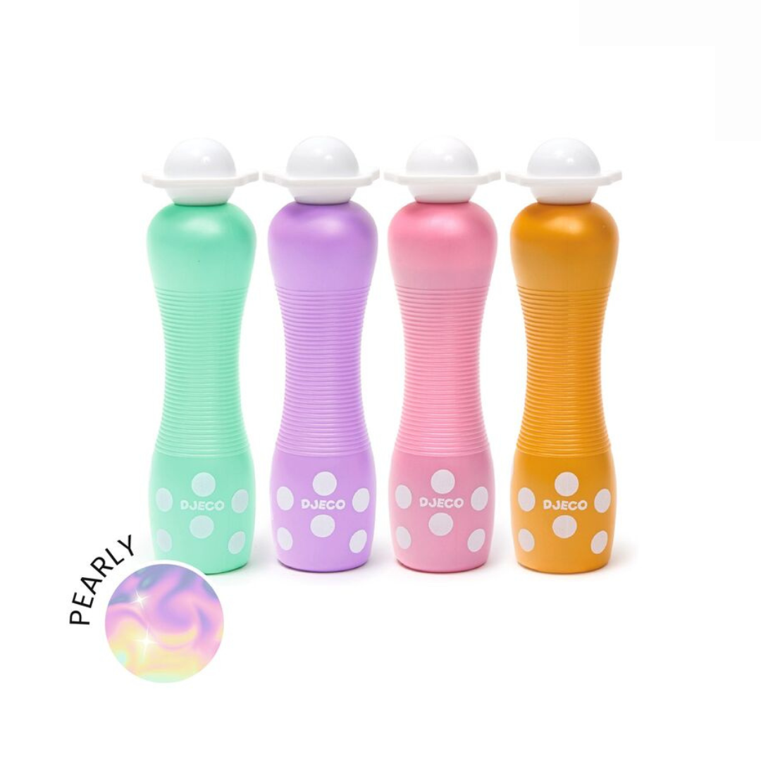 Djeco 4 Pearl Effect Foam Markers