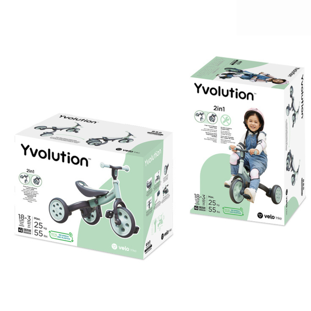 Yvolution - Velo Trike 2 in 1 | Green