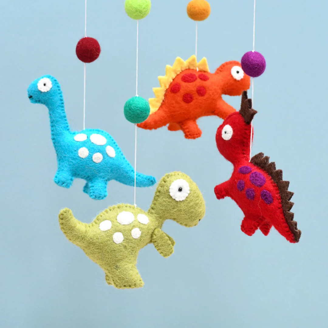 Tara Treasures - Nursery Cot Mobile | Dinosaurs