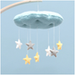 Tara Treasures - Nursery Cot Mobile | Cloud with 3D Stars