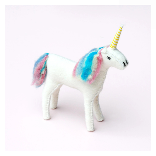 Tara Treasures - Felt Unicorn Toy