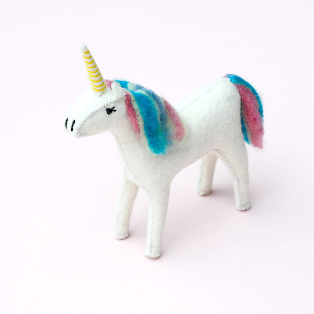 Tara Treasures - Felt Unicorn Toy