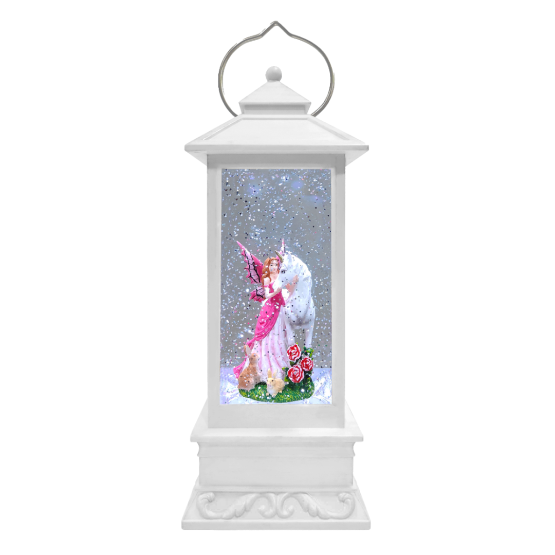 White Lantern with Fairy Unicorn