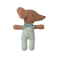 Maileg Sleepy Wakey Baby Mouse in Matchbox Blue