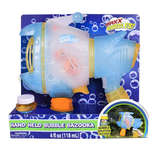 Max Bubbles - Handheld Bubble Bazooka