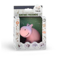 Tikiri Hippo Rubber Teether Rattle & Bath Toy