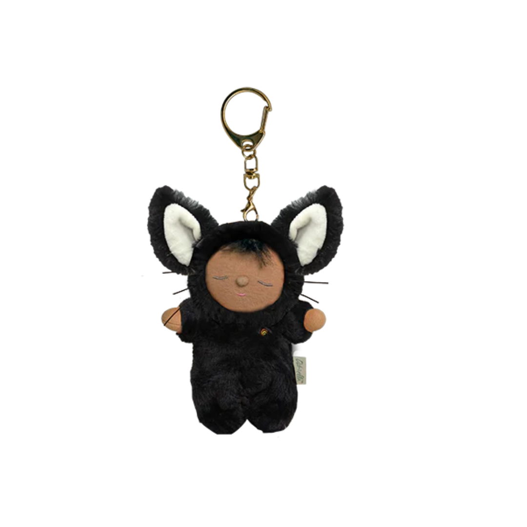Olli Ella - Cozy Bag Charm - Cat Nox