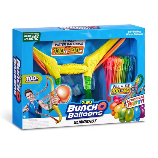 Zuru Bunch O Balloons Tropical Party Slingshot With 100 Water Balloons