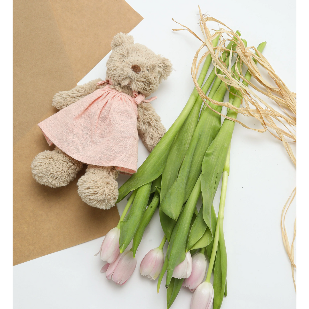 Nana Huchy - Baby Honey Bear - Dress | Baby Pink