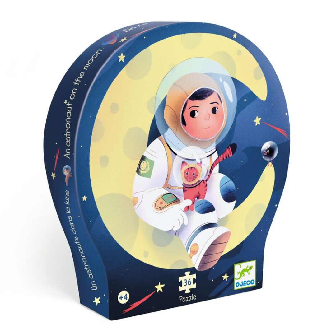 Djeco Astronaut on the Moon 36pc Silhouette Puzzle