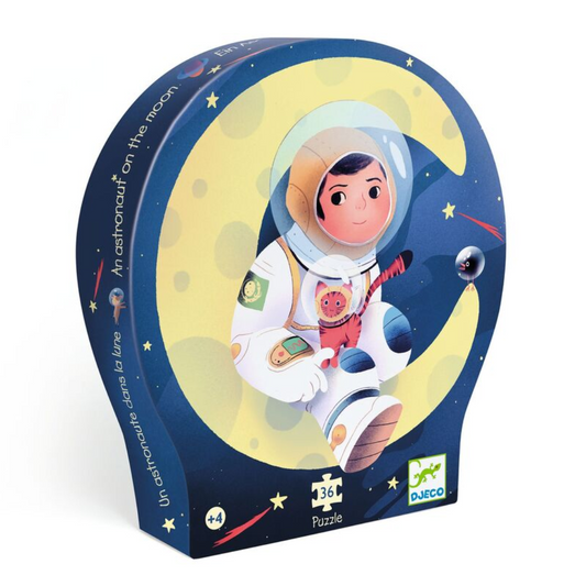 Djeco Astronaut on the Moon 36pc Silhouette Puzzle
