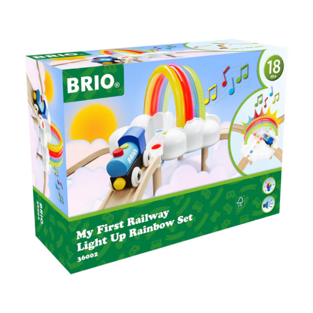 BRIO My First - Railway Light Up Rainbow Set