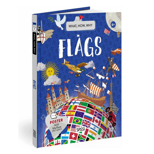 Sassi - What How Why Flags Book and Poster