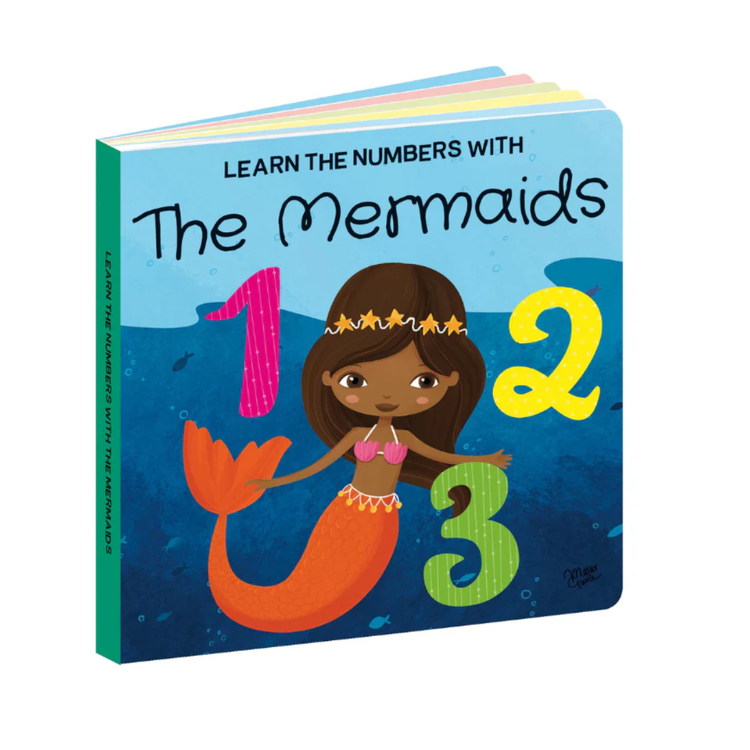 Sassi Puzzle and Book Set - Learn Numbers | Mermaids
