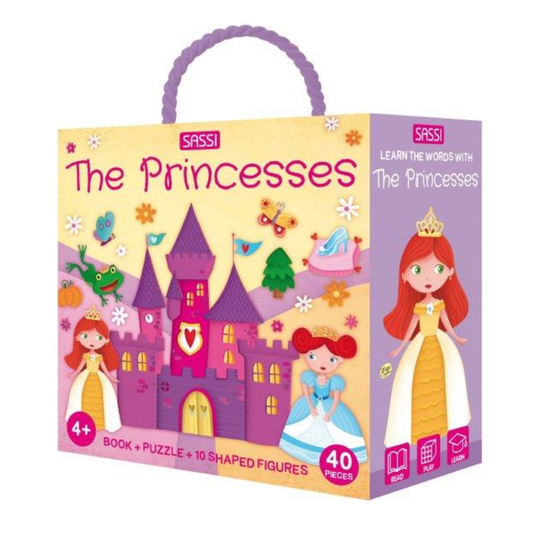 Sassi 3D Puzzle and Book Set - The Princesses