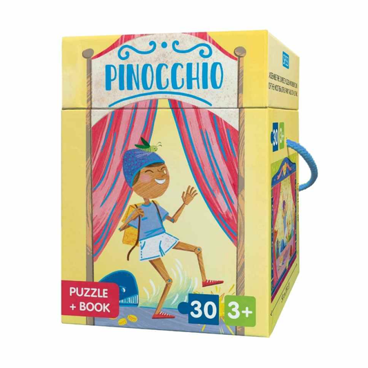 Sassi Puzzle and Book Set - Pinocchio