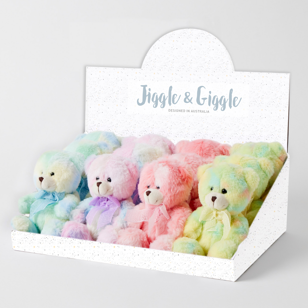 Jiggle & Giggle - Rainbow Bear (Assorted Colour)