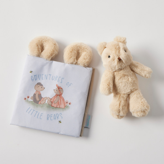 Jiggle & Giggle - Bear Adventures Activity Fabric Book & Toy Set