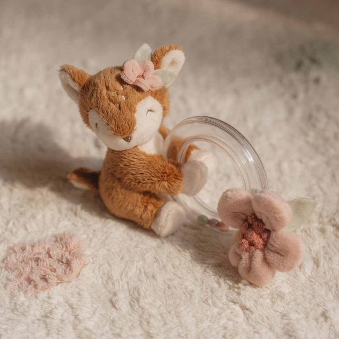 Little Dutch - Fairy Garden | Soft Rattle Ring Deer