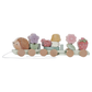 Little Dutch - Fairy Garden | Wooden Stacking Train Hedgehog