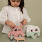 Little Dutch - Wooden Car and Caravan