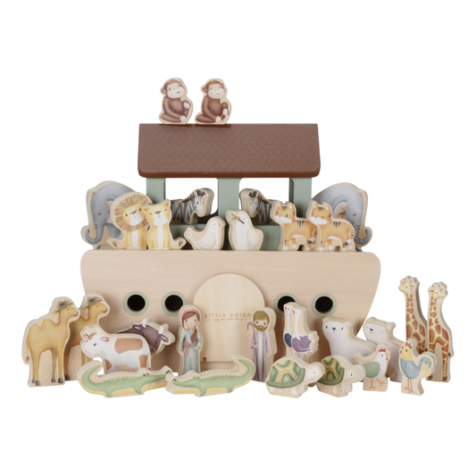 Little Dutch - Wooden Noah's Ark Playset