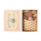 Maileg Sleepy Wakey Baby Mouse in Matchbox Rose 2025