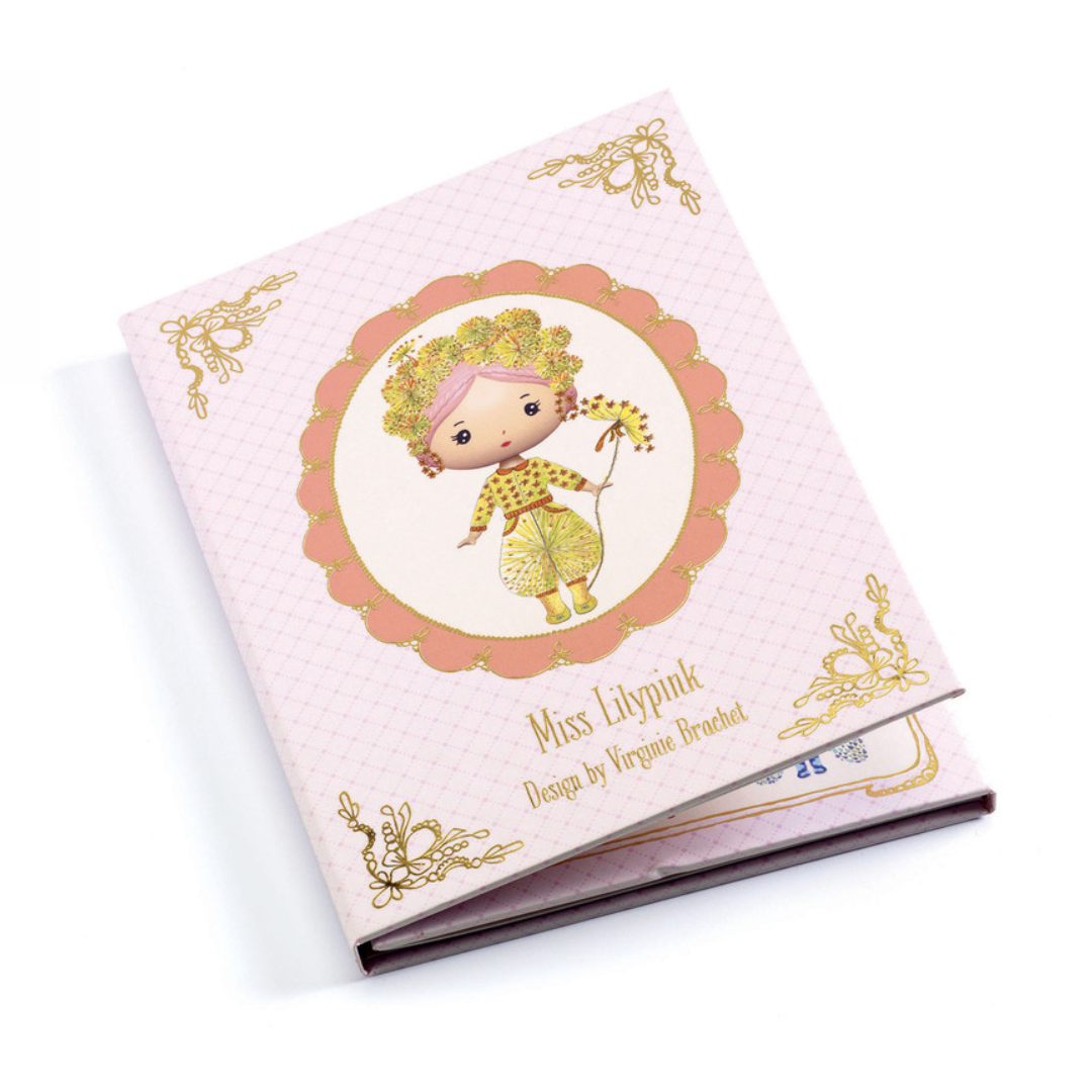 Djeco Miss Lilypink Tinyly Removable Stickers Set