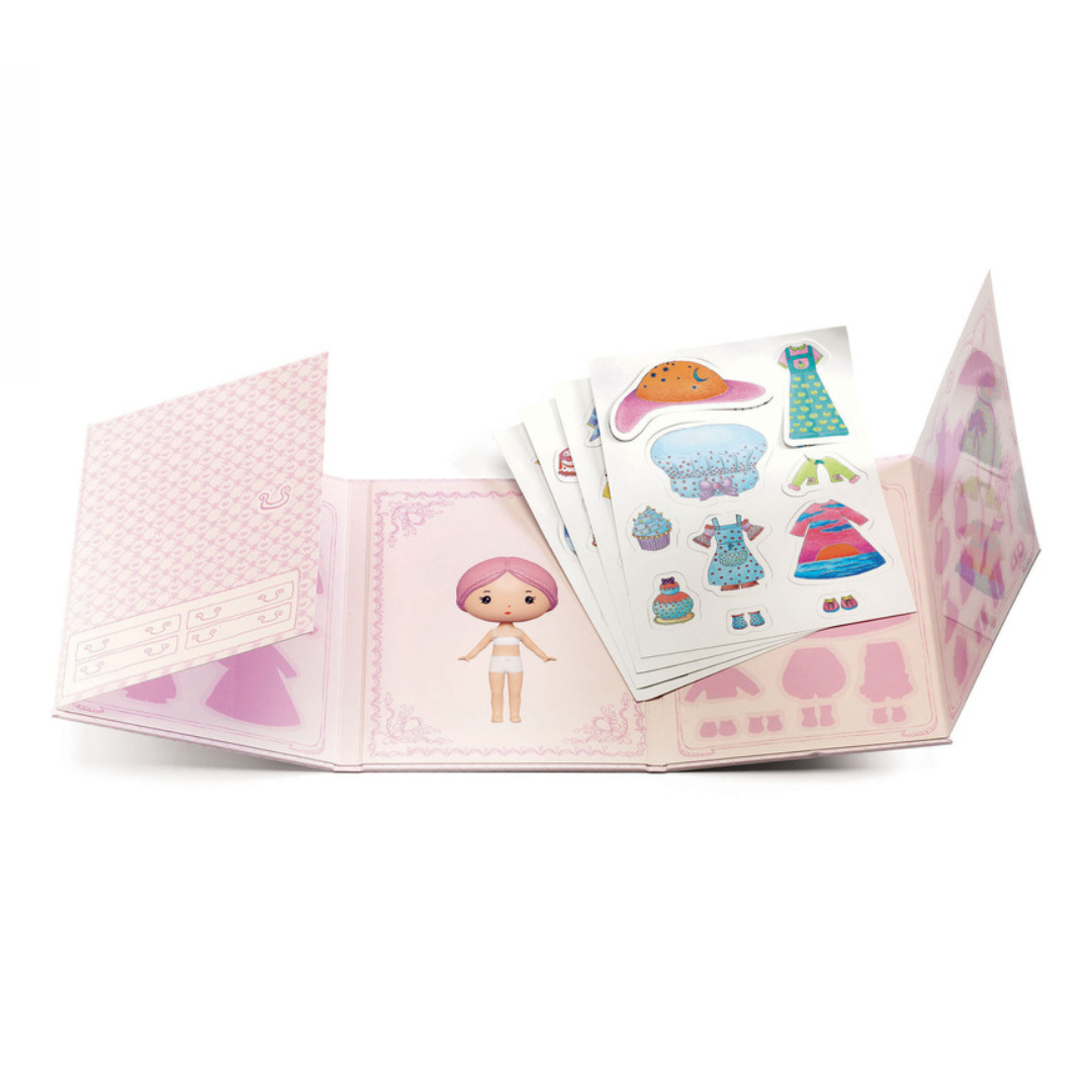 Djeco Miss Lilypink Tinyly Removable Stickers Set
