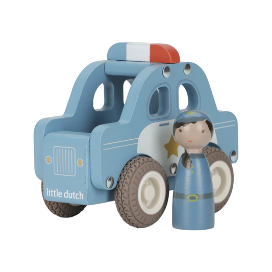 Little Dutch - Wooden Police Car