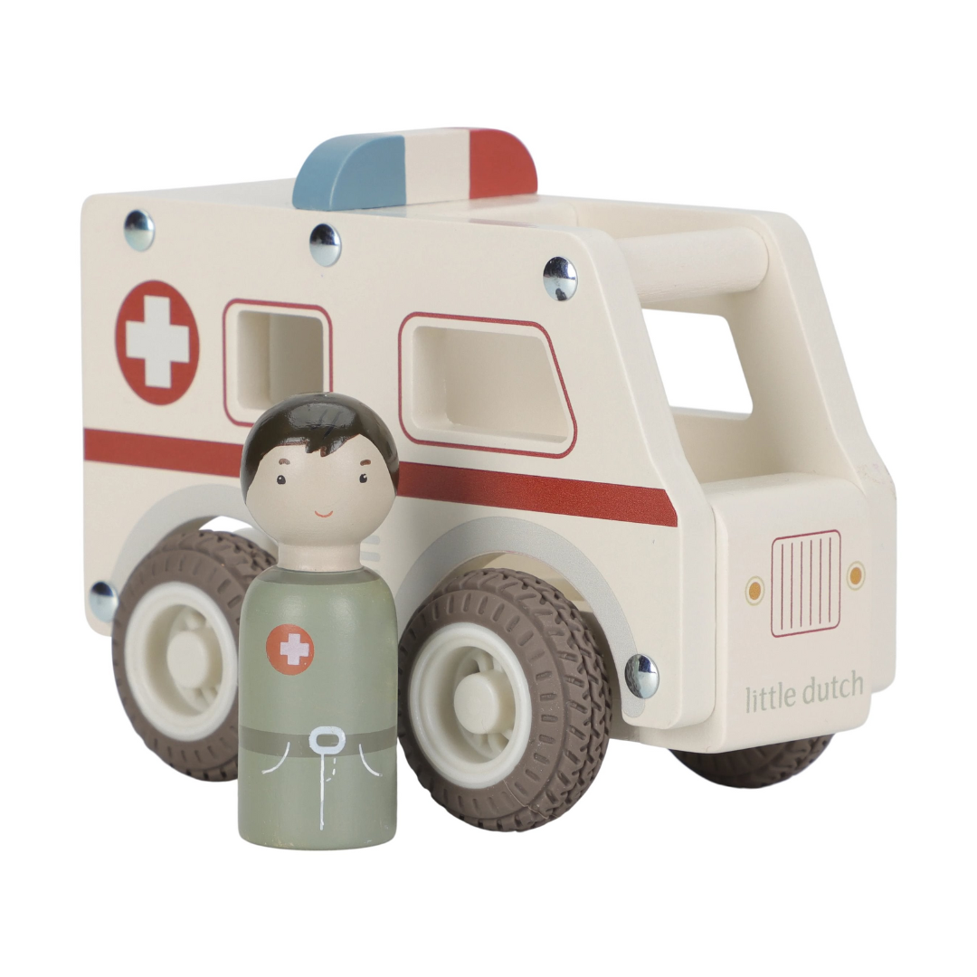 Little Dutch - Wooden Ambulance