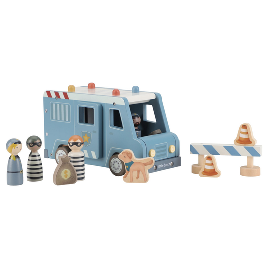 Little Dutch - Wooden Police Van