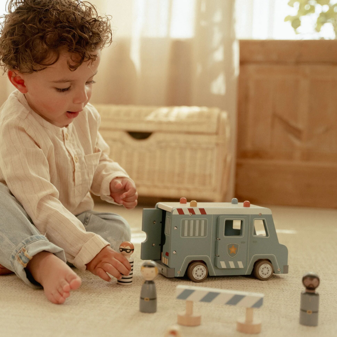 Little Dutch - Wooden Police Van