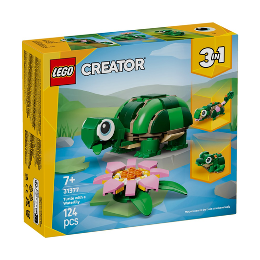 LEGO Creator 3 in 1: Turtle with a Water Lily Flower 31377