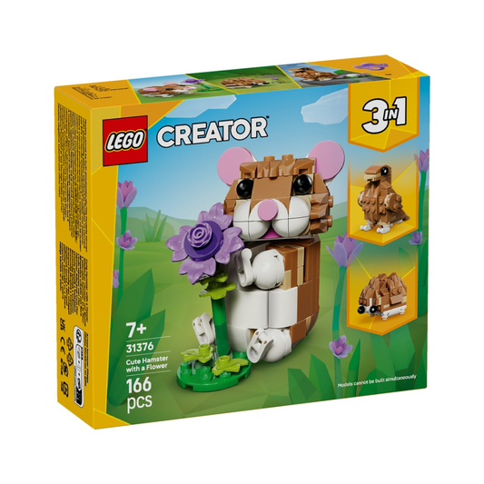 LEGO Creator 3 in 1: Cute Hamster with a Flower 31376