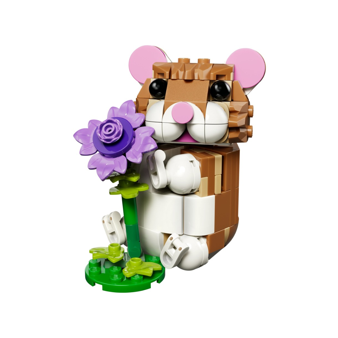 LEGO Creator 3 in 1: Cute Hamster with a Flower 31376