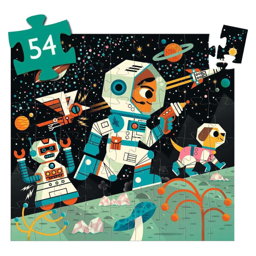 Djeco Space Station 54pc Silhouette Puzzle