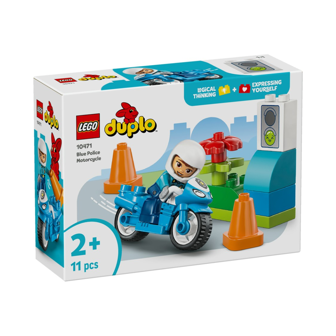 DUPLO by LEGO Town Blue Police Motorcycle 10471