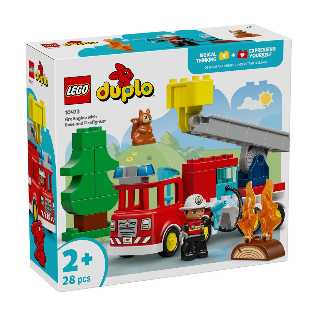 DUPLO by LEGO Fire Truck with Hose and Firefighter 10473