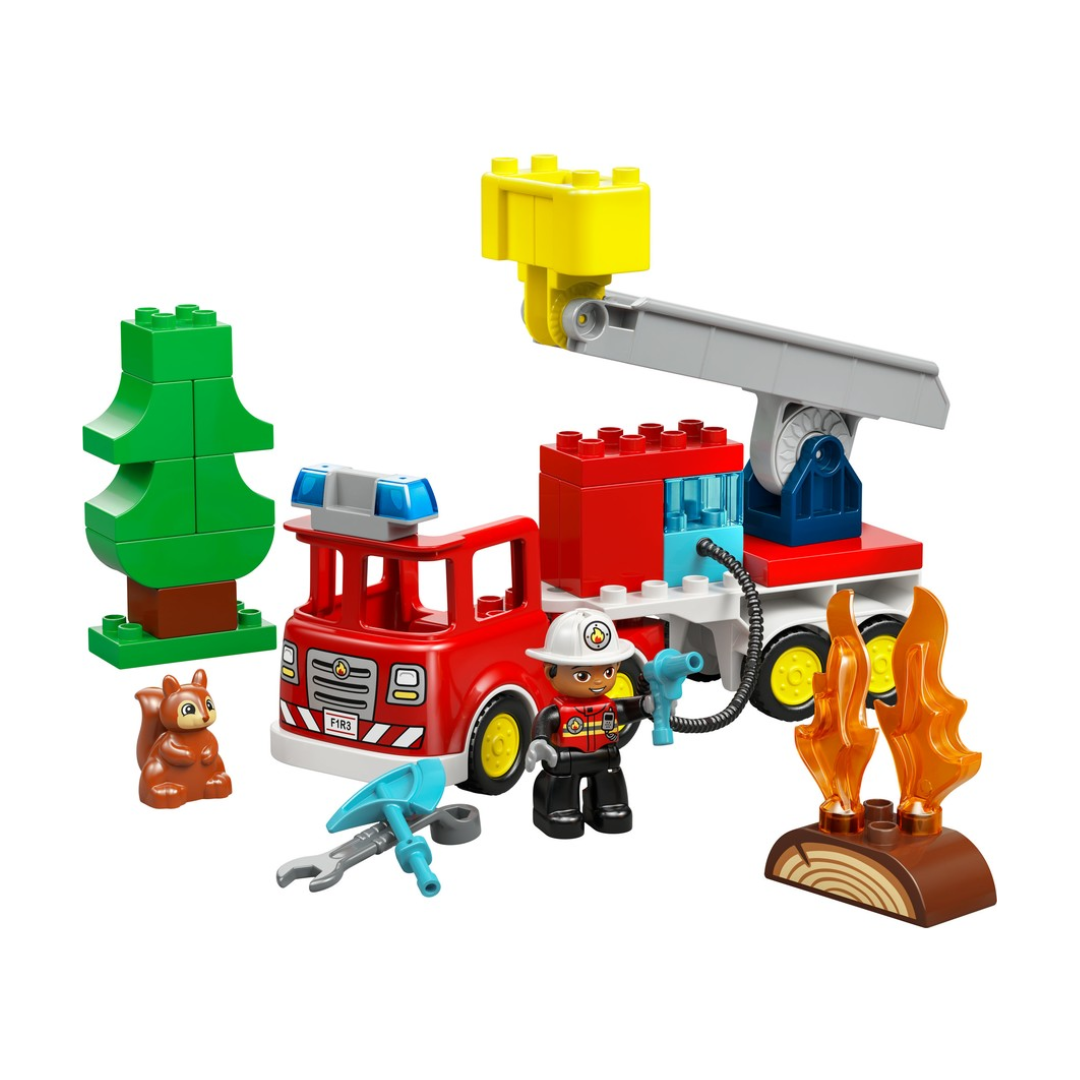 DUPLO by LEGO Fire Truck with Hose and Firefighter 10473
