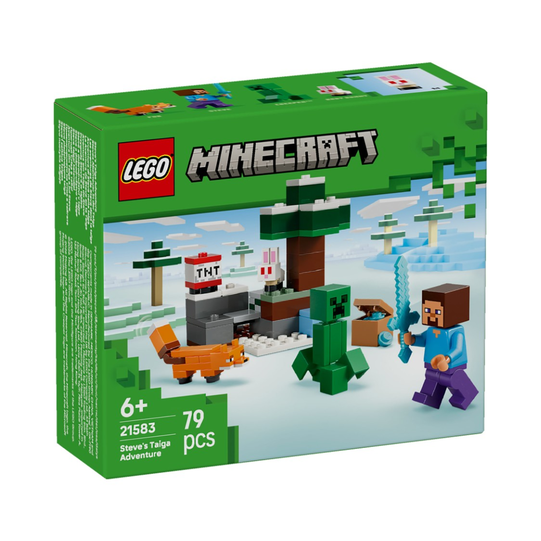 LEGO Minecraft Steve's Taiga Adventure 21583