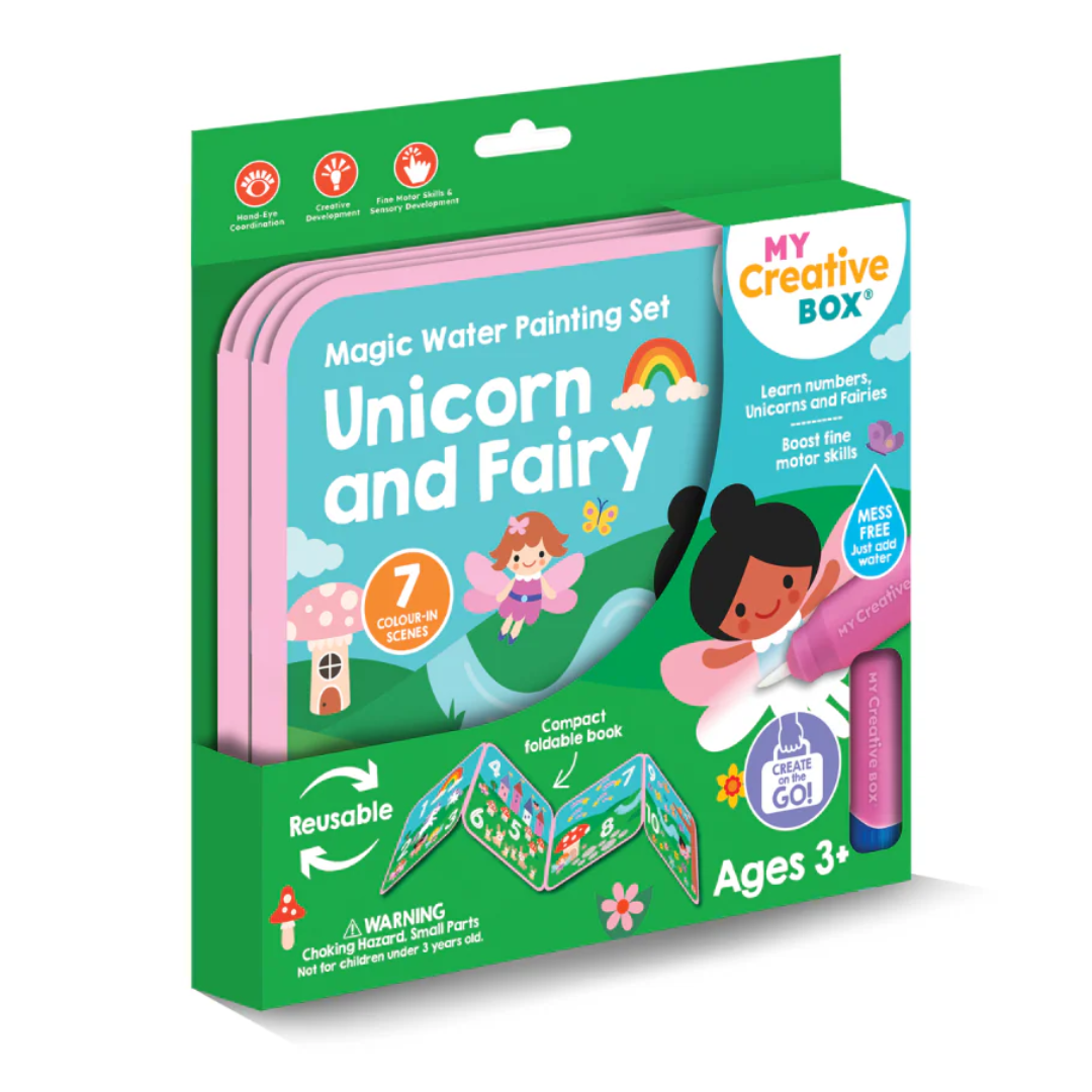 My Creative Box - Magic Water Painting Set | Unicorn and Fairy
