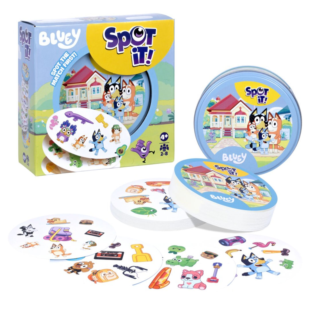 Spot It Game: Bluey